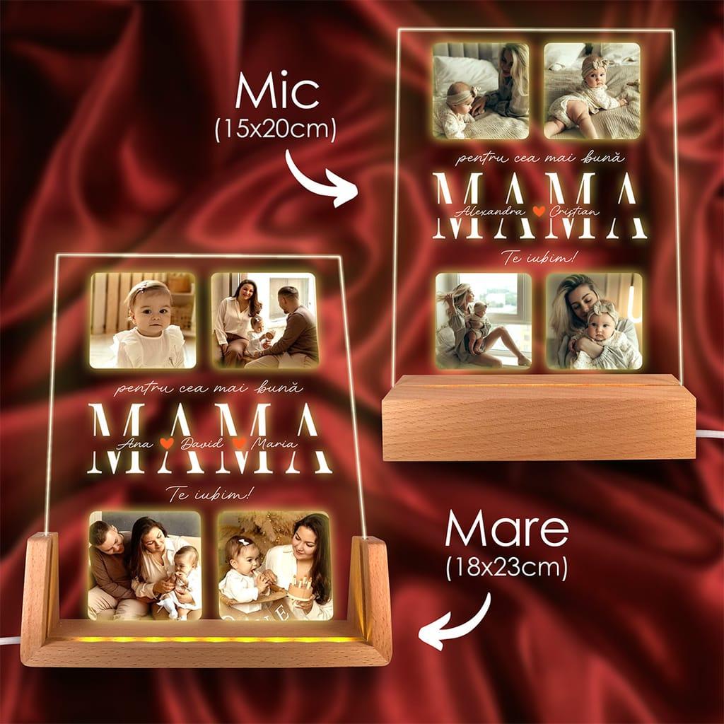 Tablou LED "Mama"